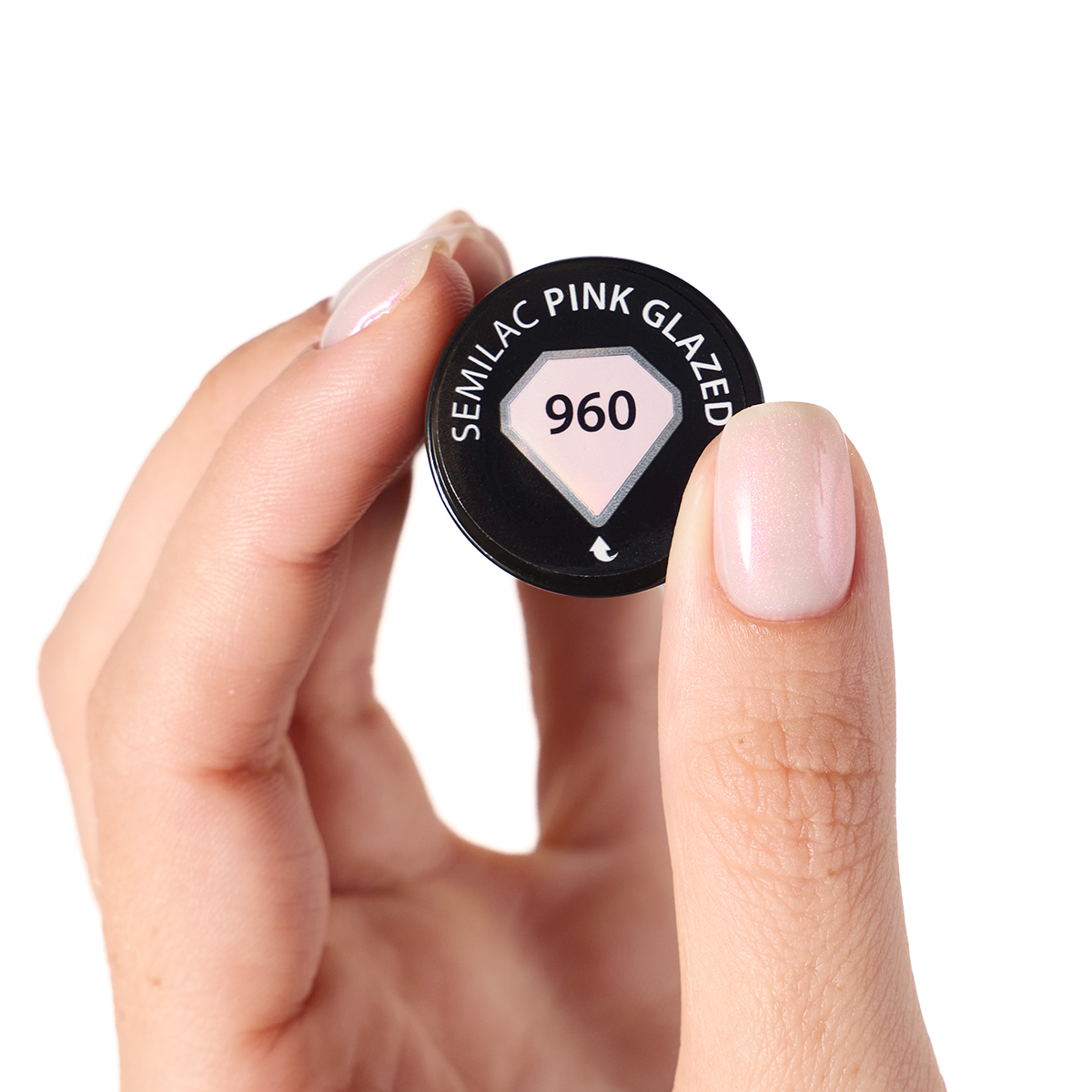 Semilac 960 Pink Glazed 7ml - Imagen 2